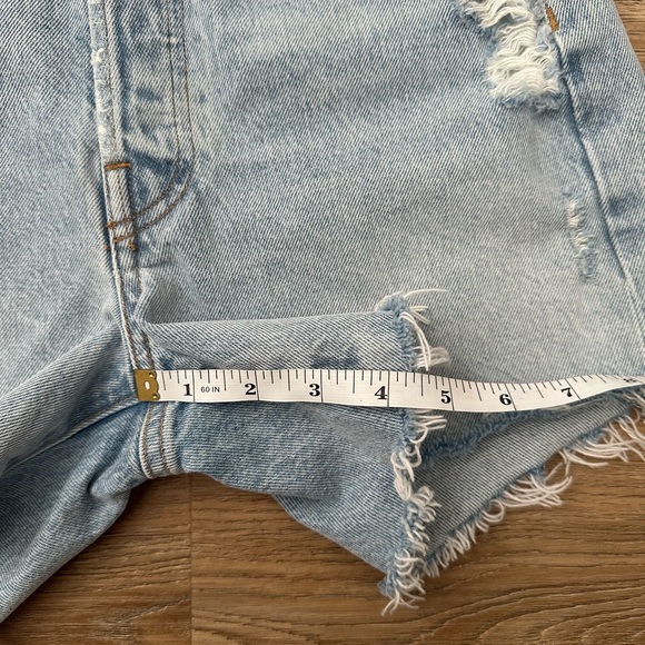 agolde parker long short in parade | size 23 - Picture 8 of 9